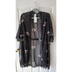 Women's Floral Kimino